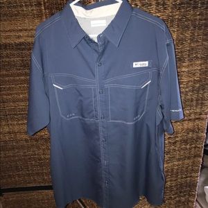 Men’s Columbia PFG Short Sleeve Button Down